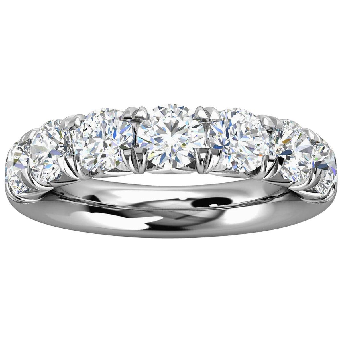 For Sale:  Platinum Voyage French Pave Diamond Ring '2 Ct. tw'