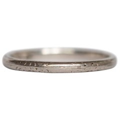 Anneau de mariage platine