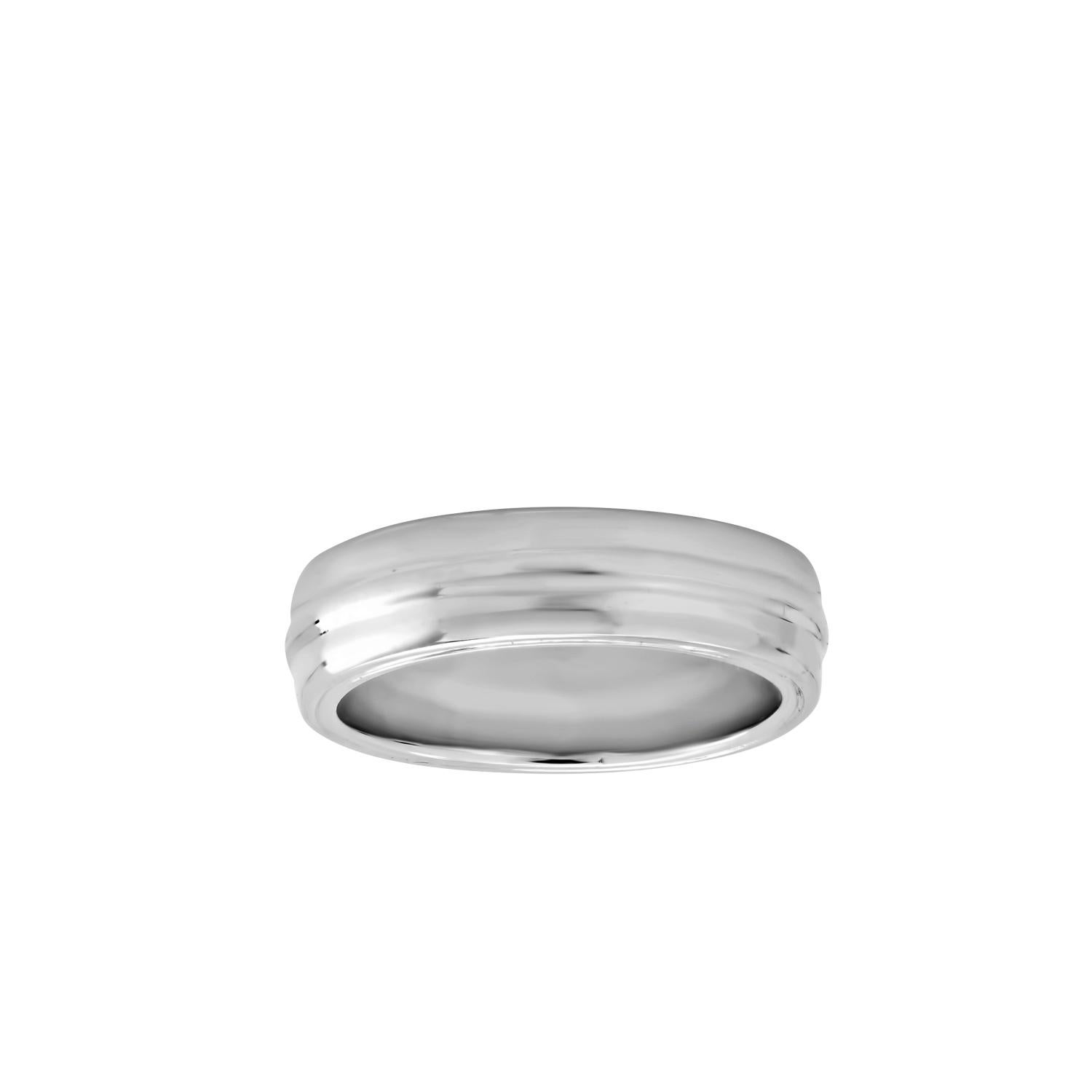 Modern FARBOD Platinum Wedding Ring 