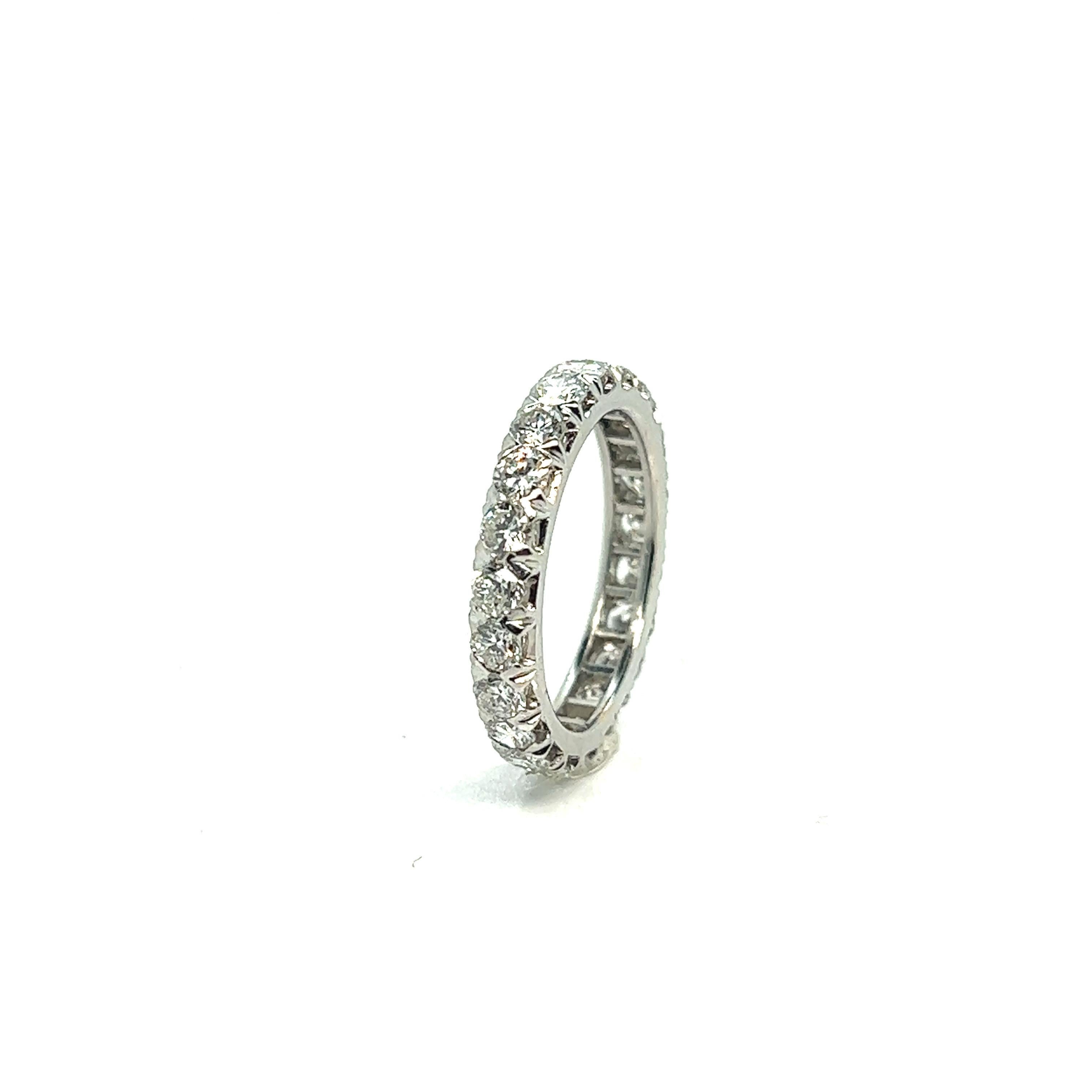 Platinum Wedding Ring Set with Diamonds 3