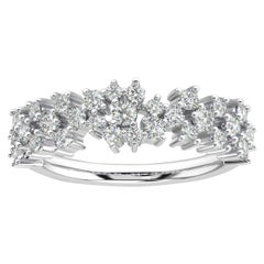 Used Platinum Willow Fashion Diamond Ring '3/4 Carat'