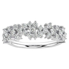 Anillo de Diamantes Willow Fashion '3/4 Quilates' de Platino