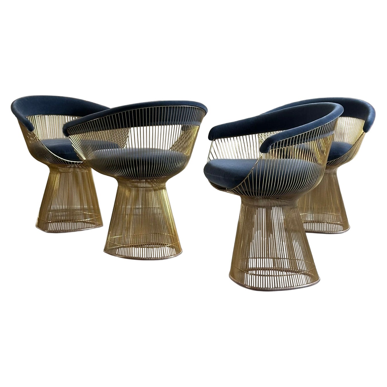 Fauteuil Platner, designé par Warren Platner, produit par Knoll Studio