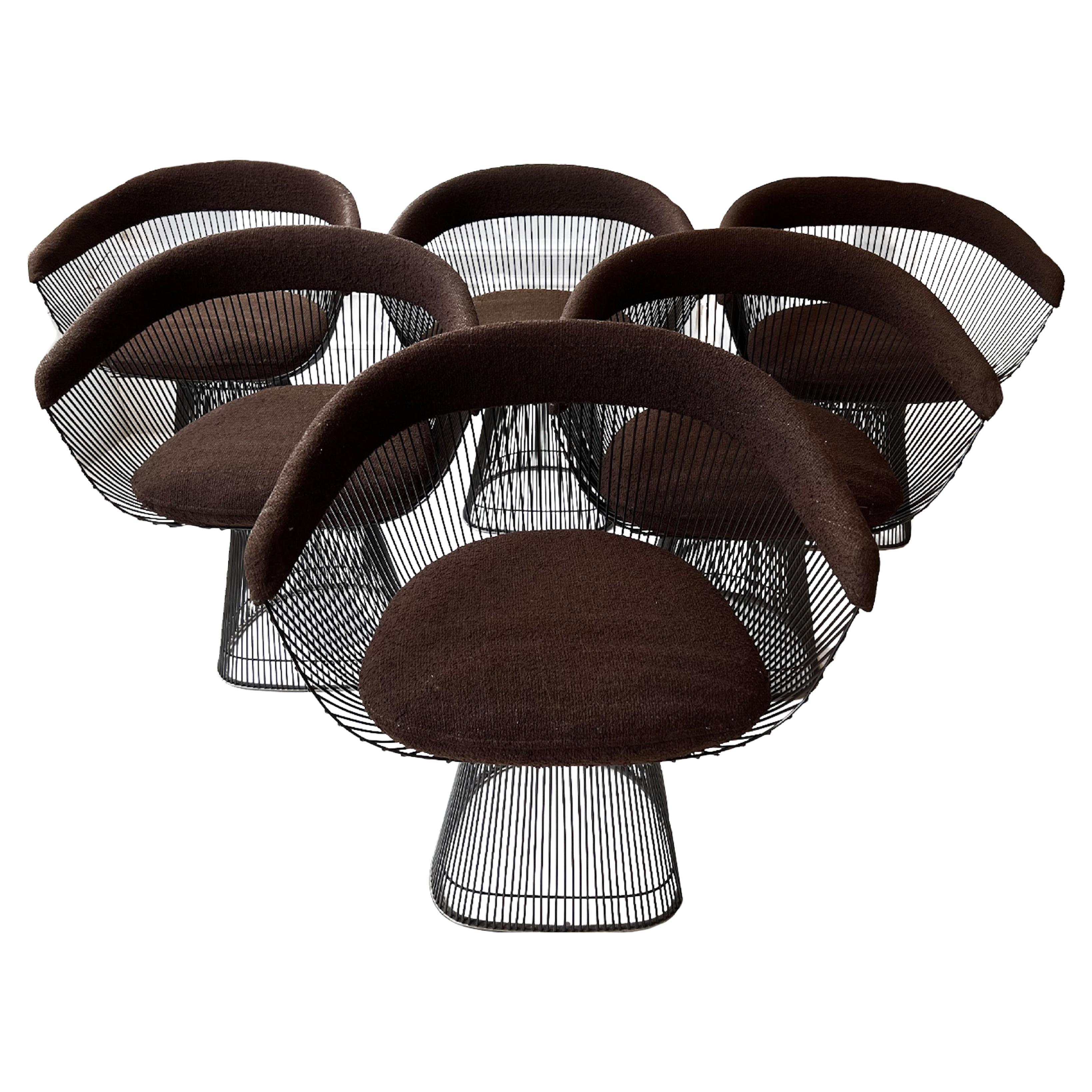 Platner Chairs Set of 6 Dining Chairs