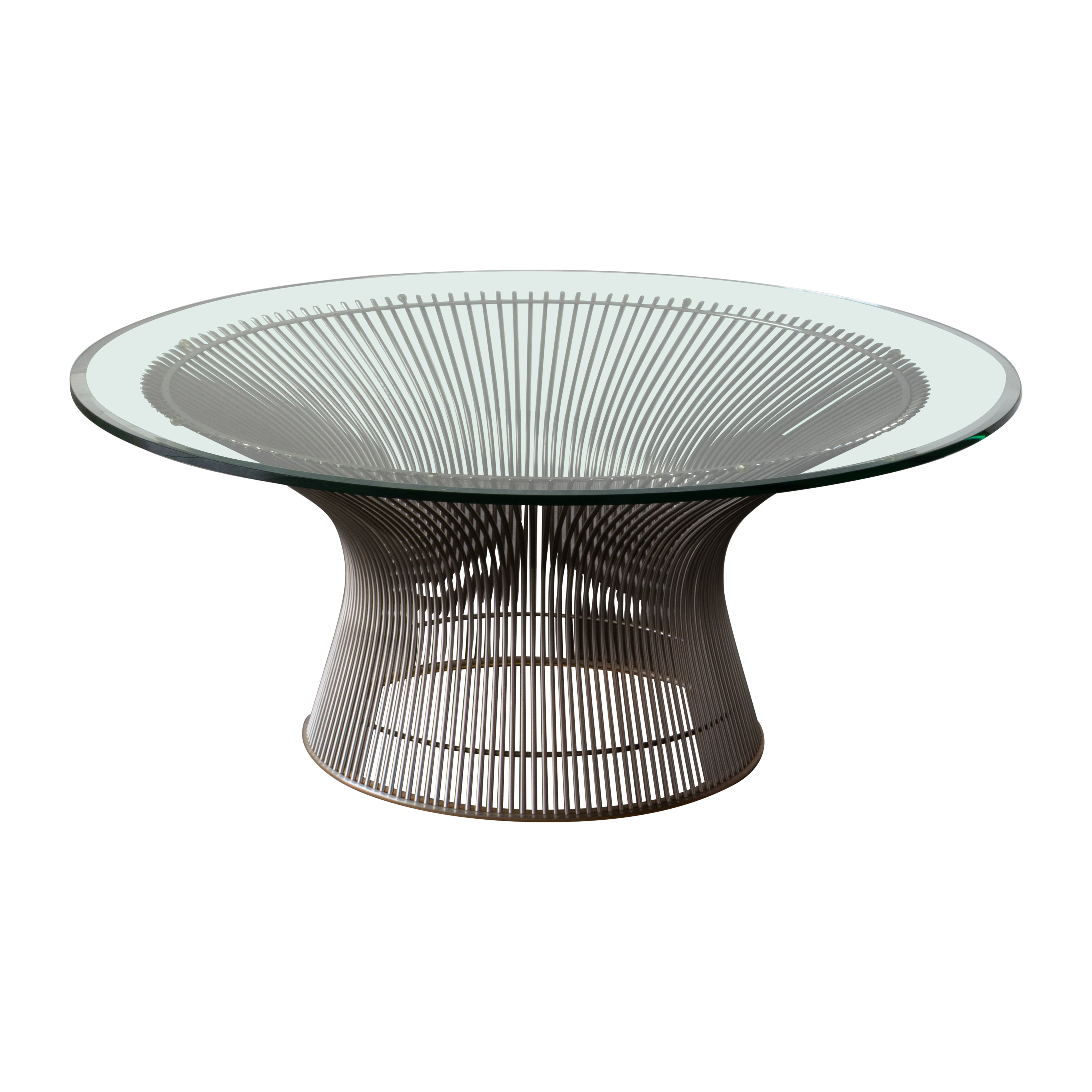Table basse Platner, Model No 3714T Par Warren Platner pour Knoll