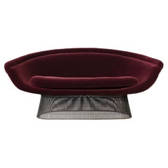 Platner Collection for Knoll Early Production Settee in Bronzed Copper, 1966
