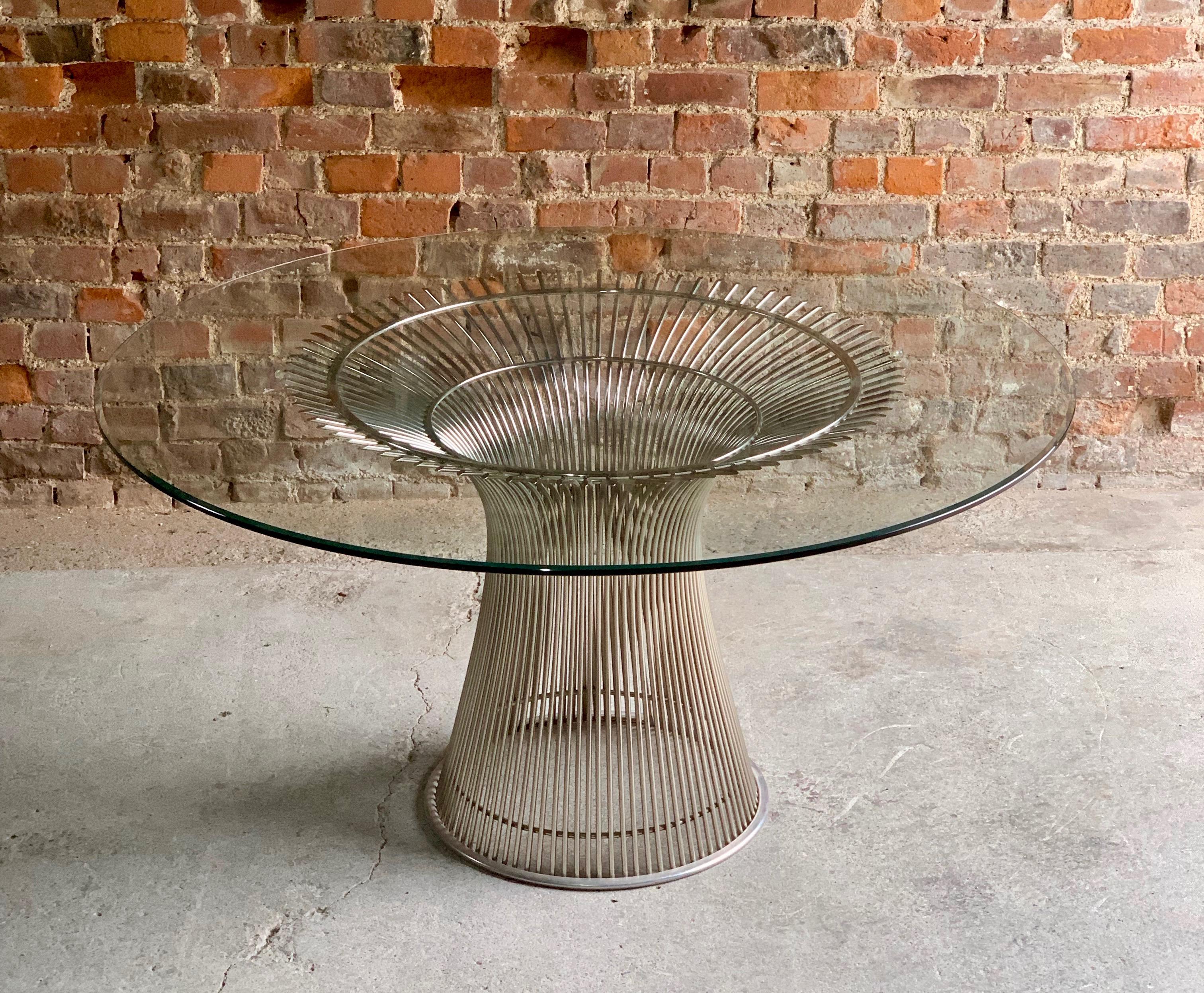 Late 20th Century Platner Dining Table by Warren Platner for Knoll Mid-Century Modern Design