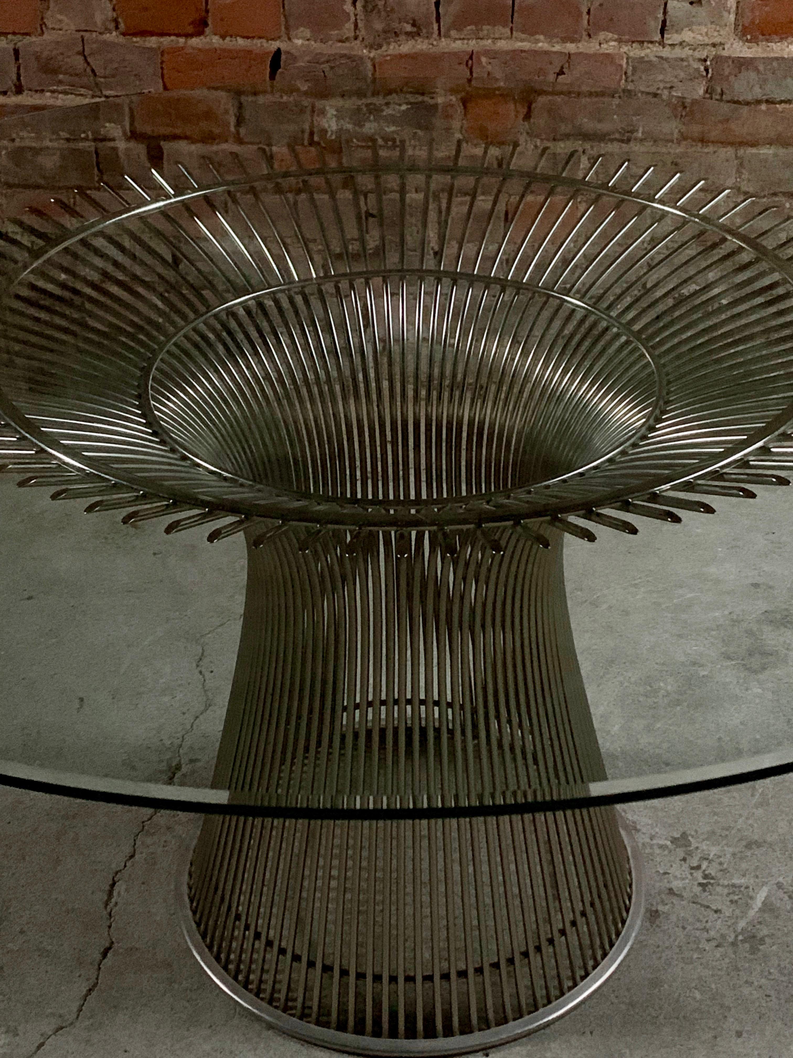 Platner Dining Table by Warren Platner for Knoll Mid-Century Modern Design 3