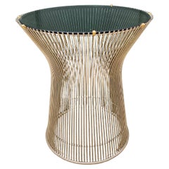 Platner for Knoll Side Table with smoked glass top