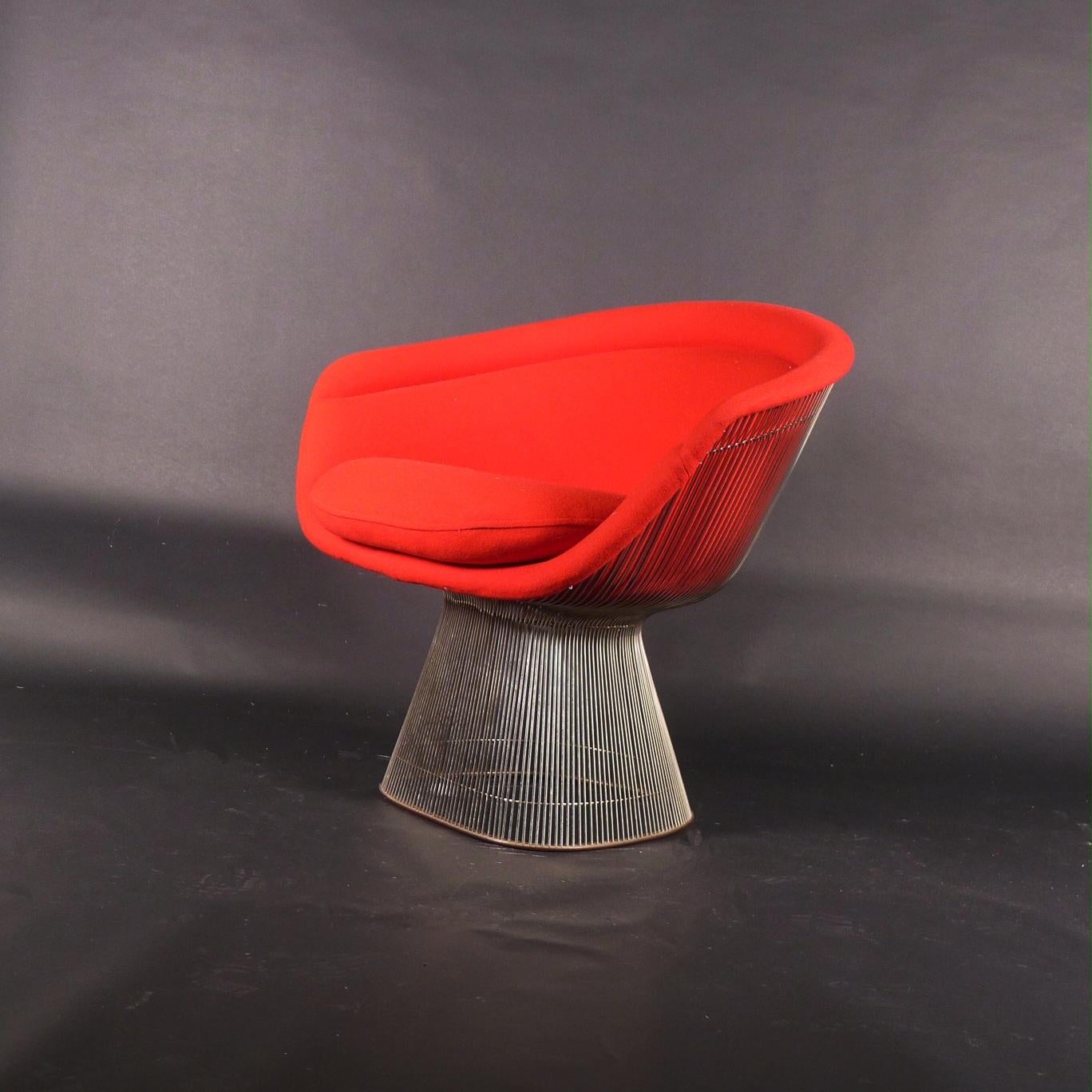 Mid-Century Modern Platner Lounge Chair, designed 1966 by Warren Platner for Knoll International For Sale