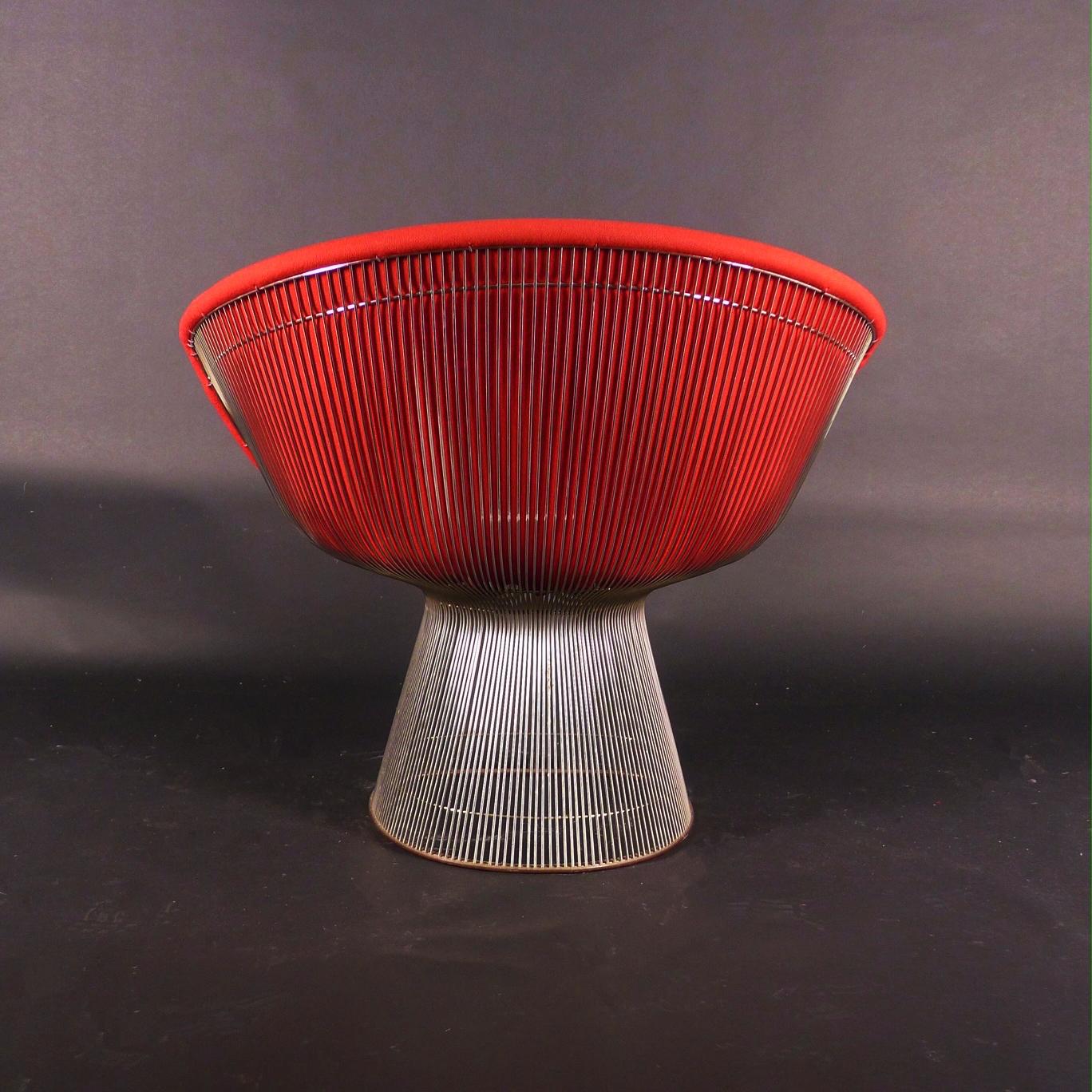Platner Lounge Chair, designed 1966 by Warren Platner for Knoll International In Good Condition For Sale In Wargrave, Berkshire