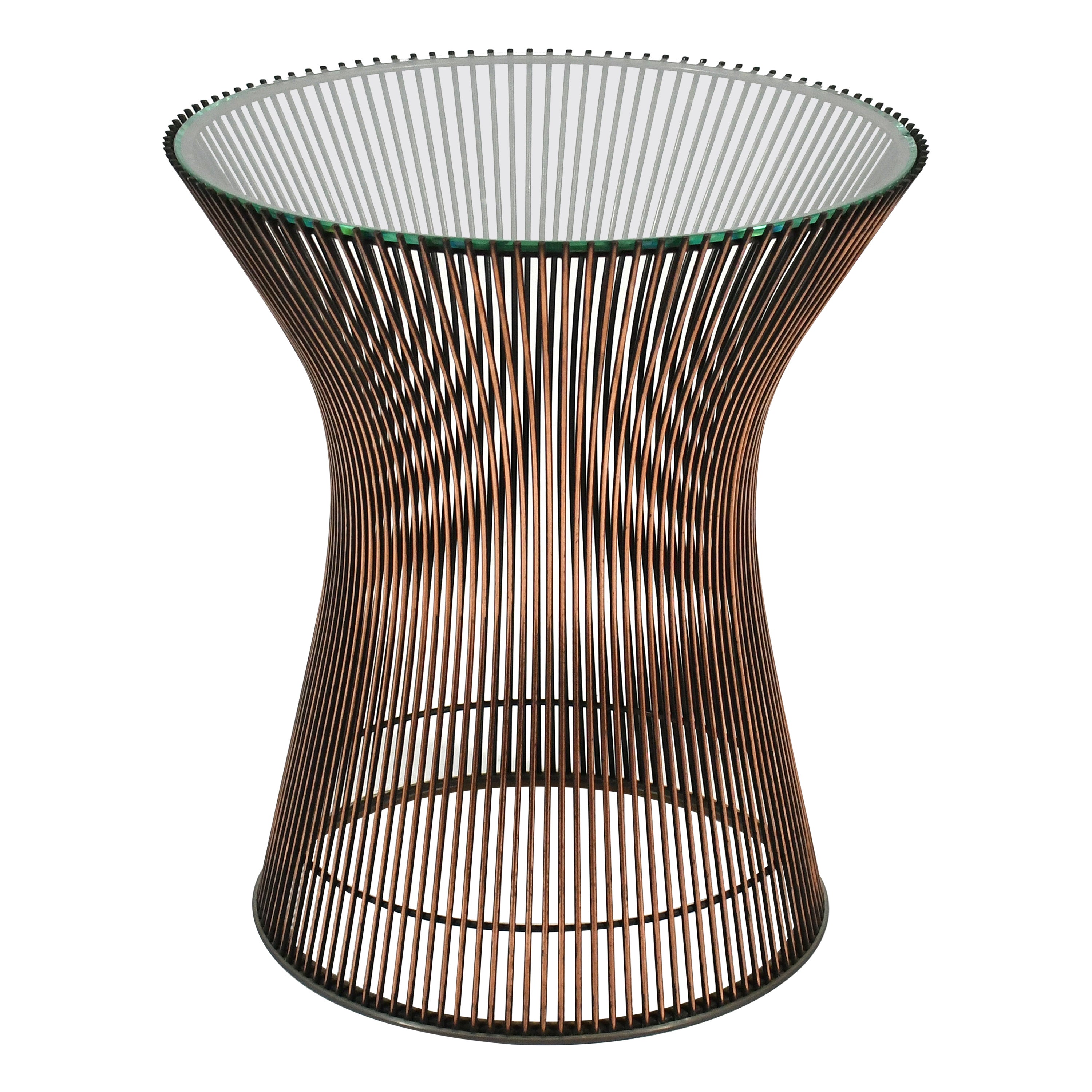 Platner Side Table by Knoll in Rare Copper