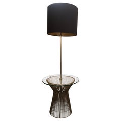 Platner Style Laurel Standing Floor Table Lamp