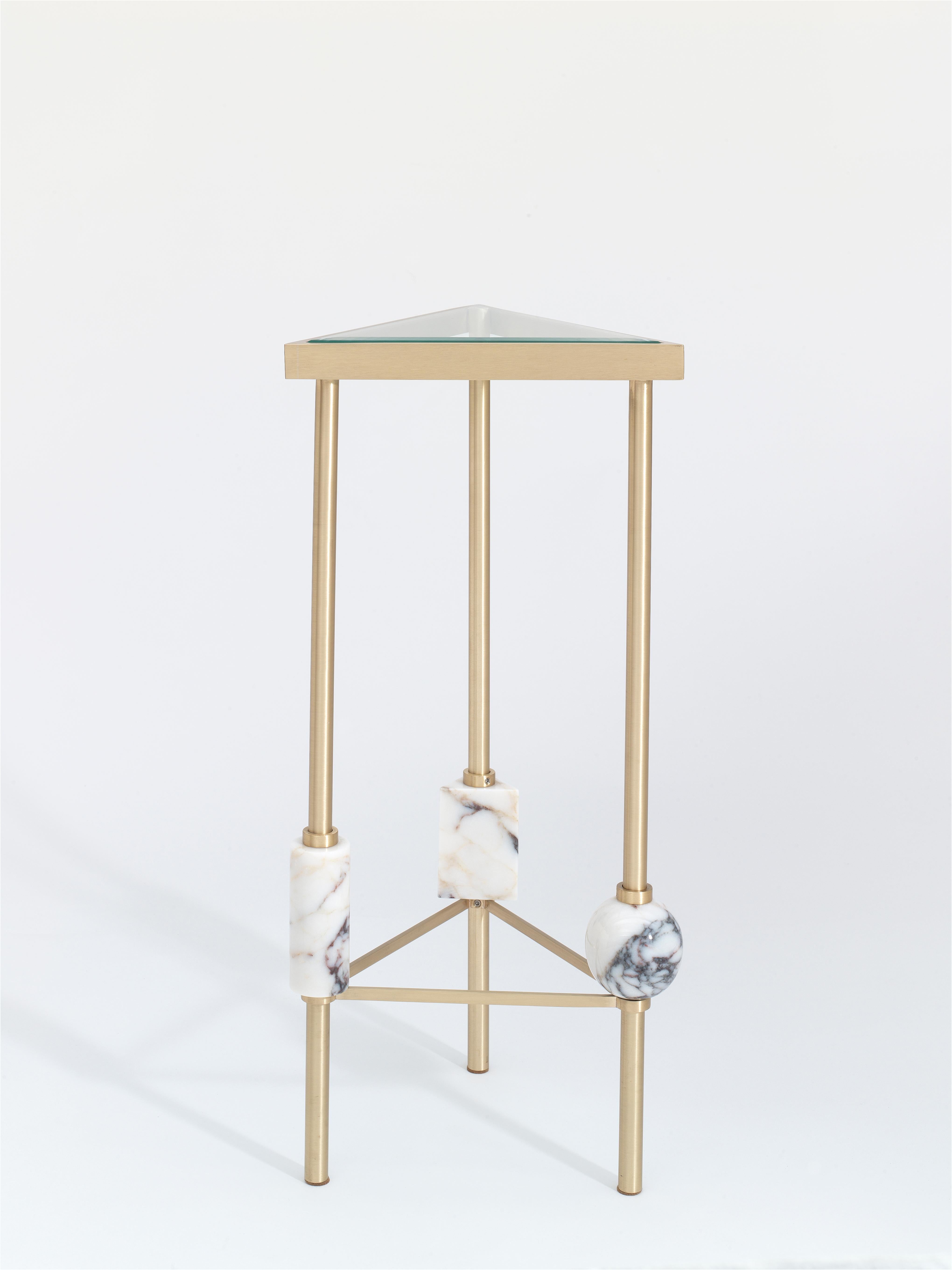 Post-Modern Plato Cocktail Table, White, by Yasemin Toygar For Sale