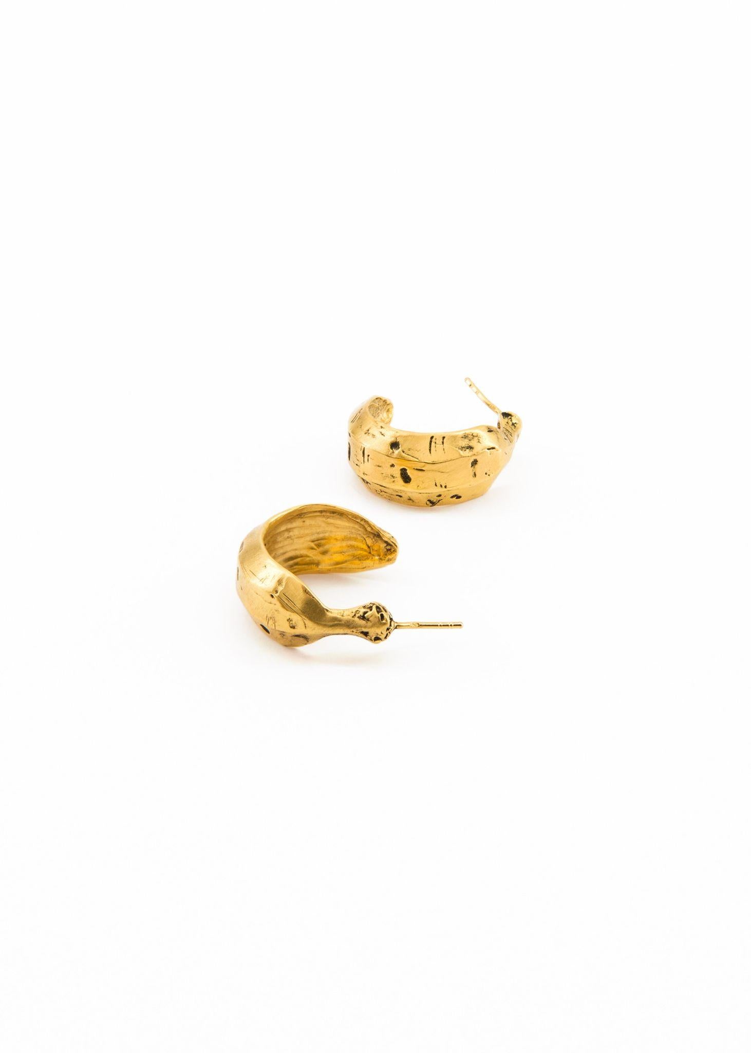 Gold-Plated Bronze Earrings
Clip-on
