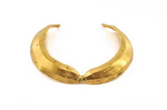 "Plato-No" Collection Necklace – Gold-Plated Bronze