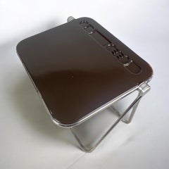 Bureau pliable Platone et chaise Plia de Giancarlo Piretti pour Anonima Castelli