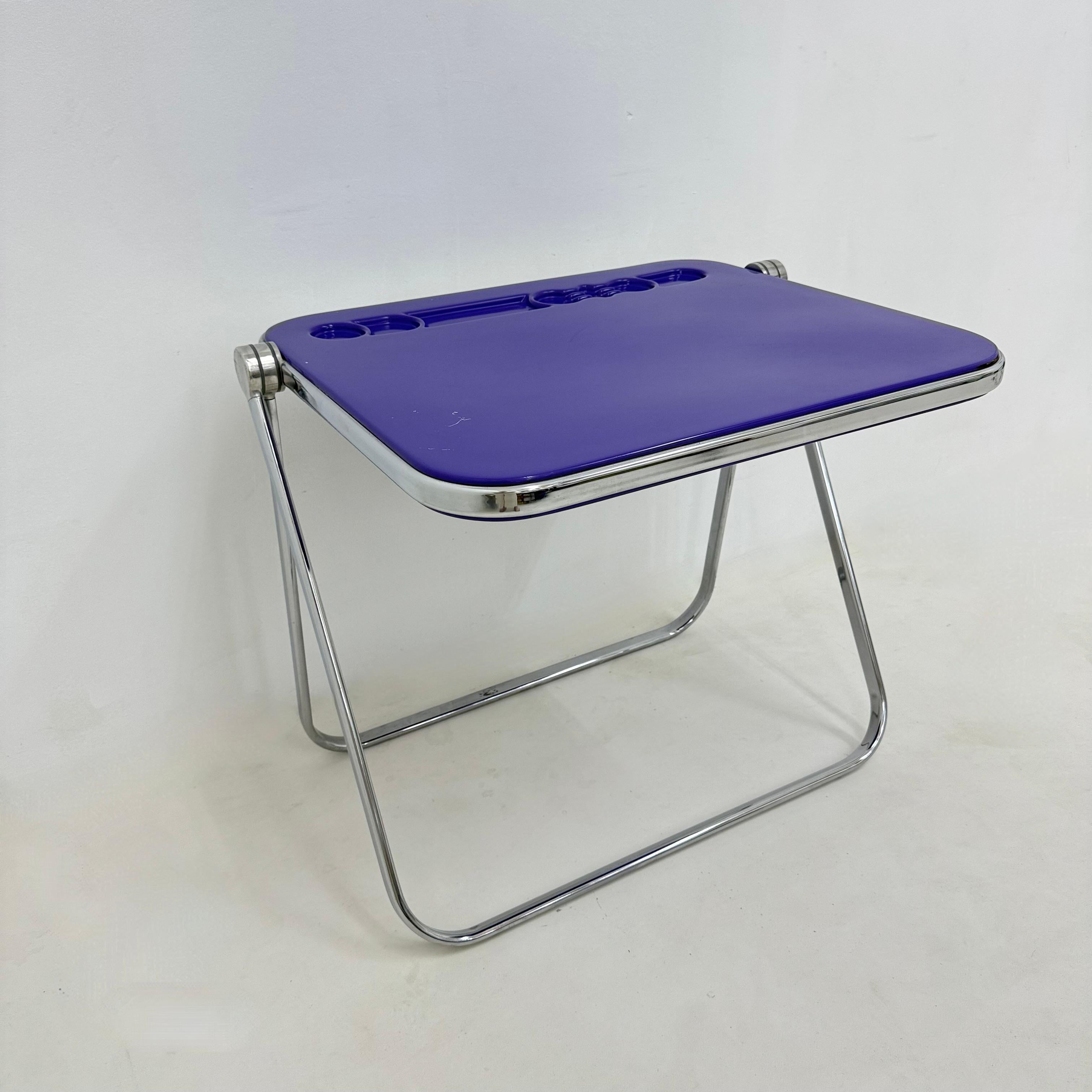 Klapptisch Platone von Giancarlo Piretti für Castelli , 1970er Jahre (Italienisch) im Angebot
