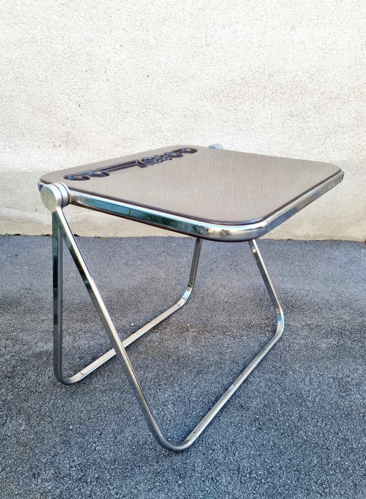 Platone Folding Table by Giancarlo Piretti for Anonima Castelli, Italy, 70s For Sale 5