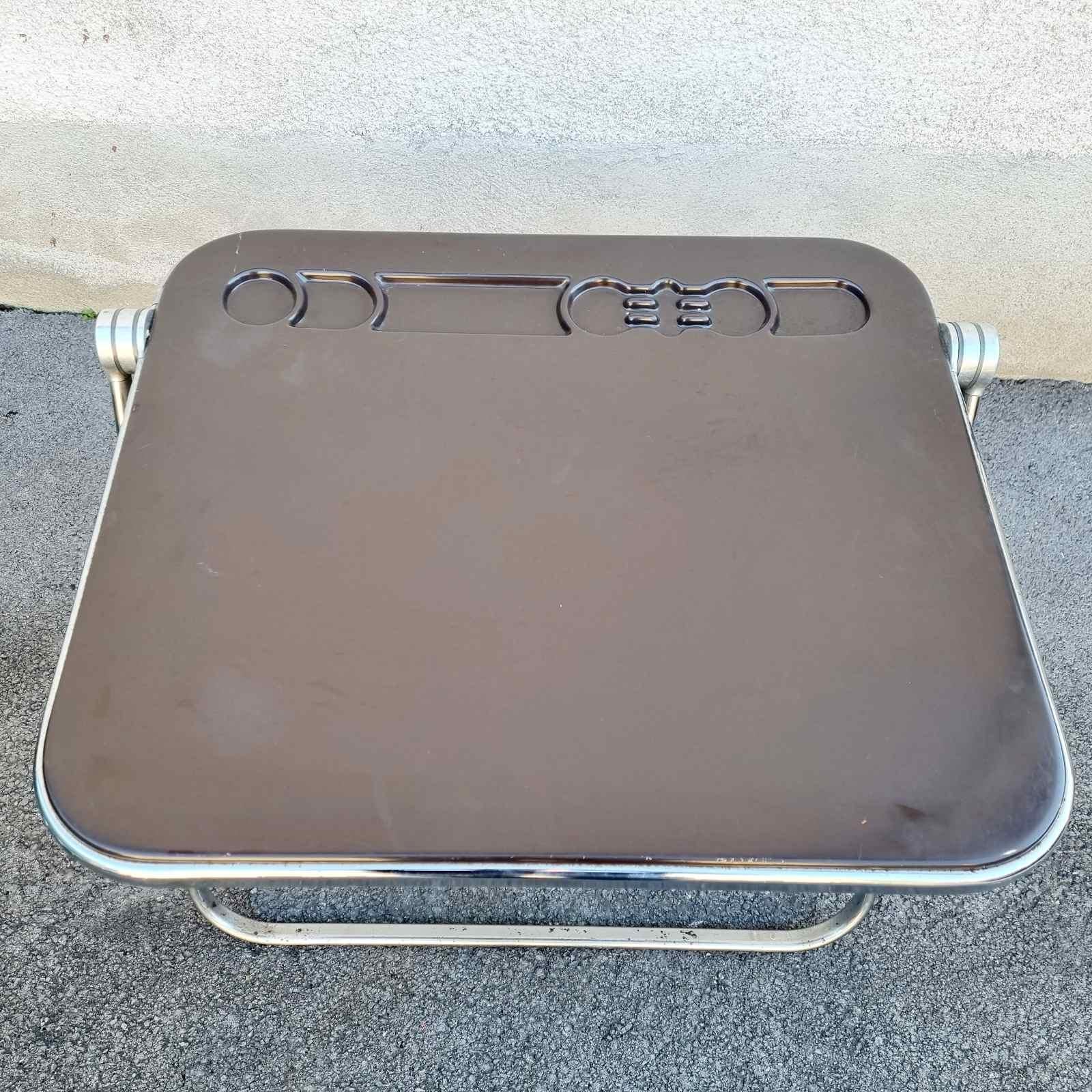 Platone Folding Table by Giancarlo Piretti for Anonima Castelli, Italy, 70s For Sale 1