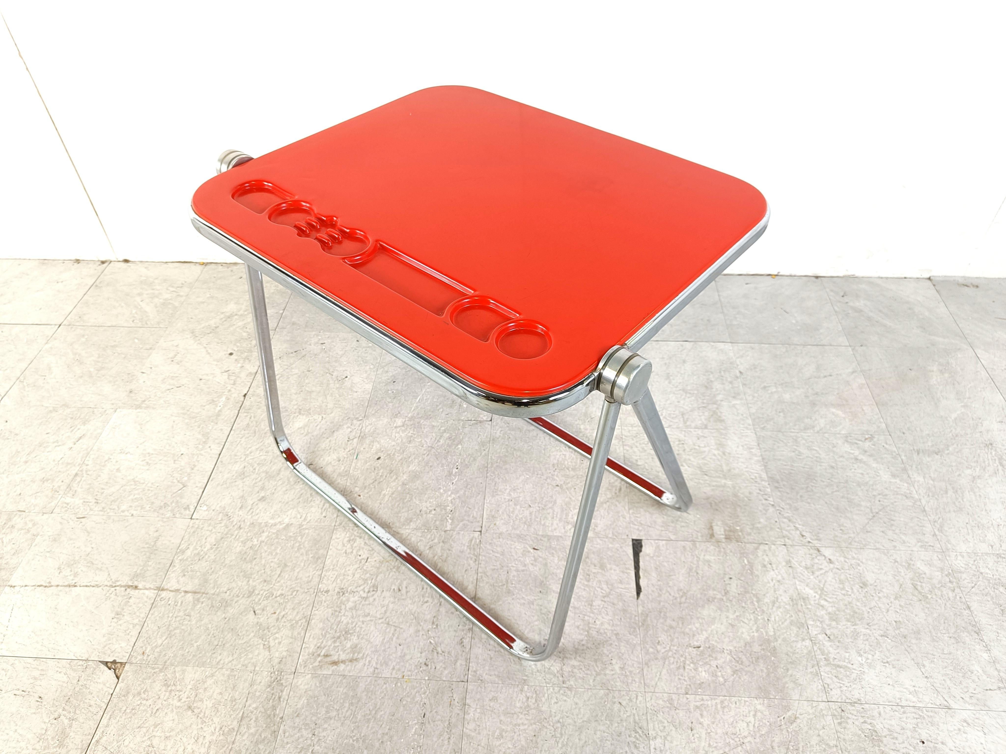 Platone folding table by Giancarlo Piretti for Castelli, 1970s For Sale 3