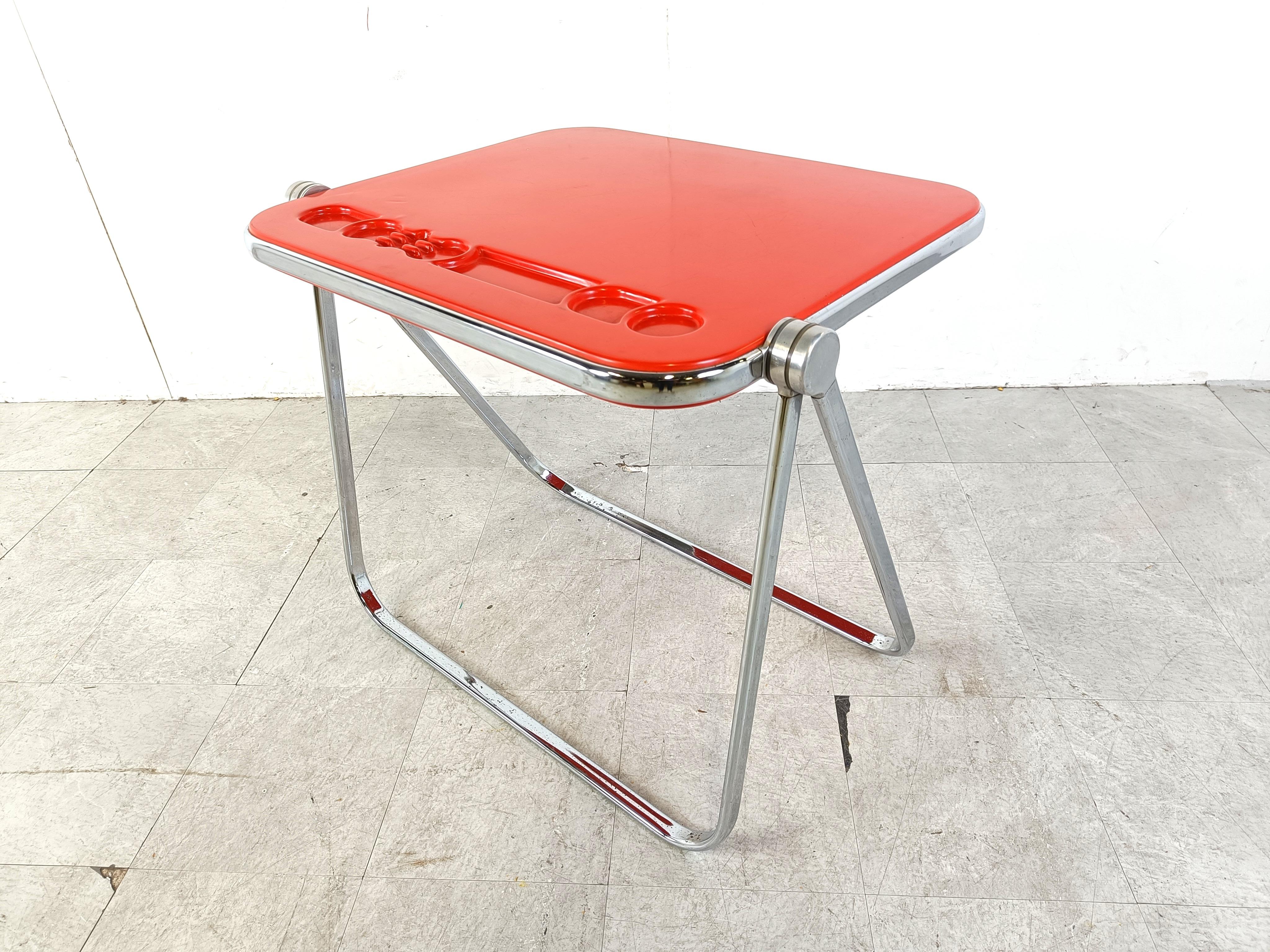 Platone folding table by Giancarlo Piretti for Castelli, 1970s For Sale 4