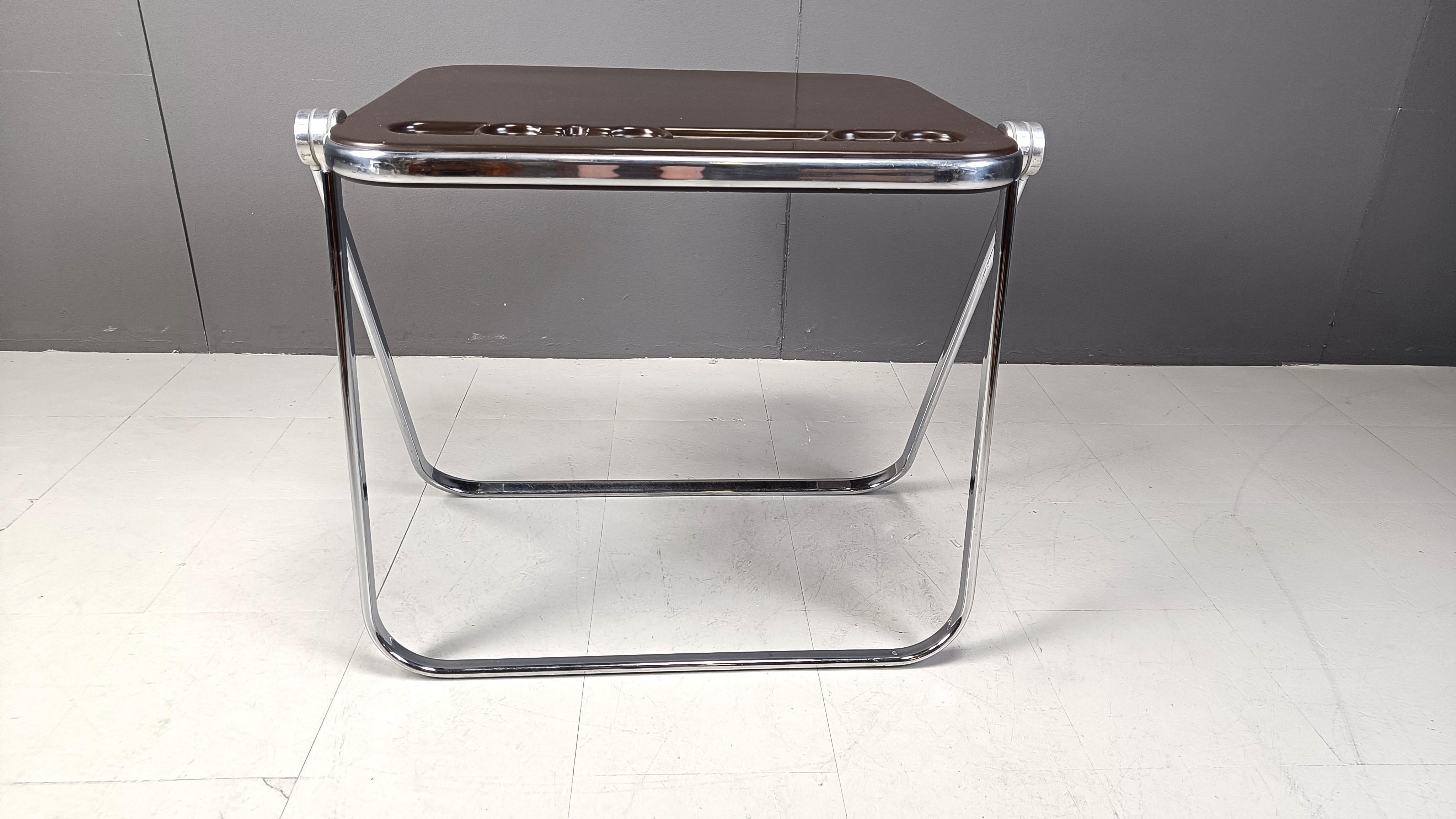Italian Platone folding table by Giancarlo Piretti for Castelli, 1970s