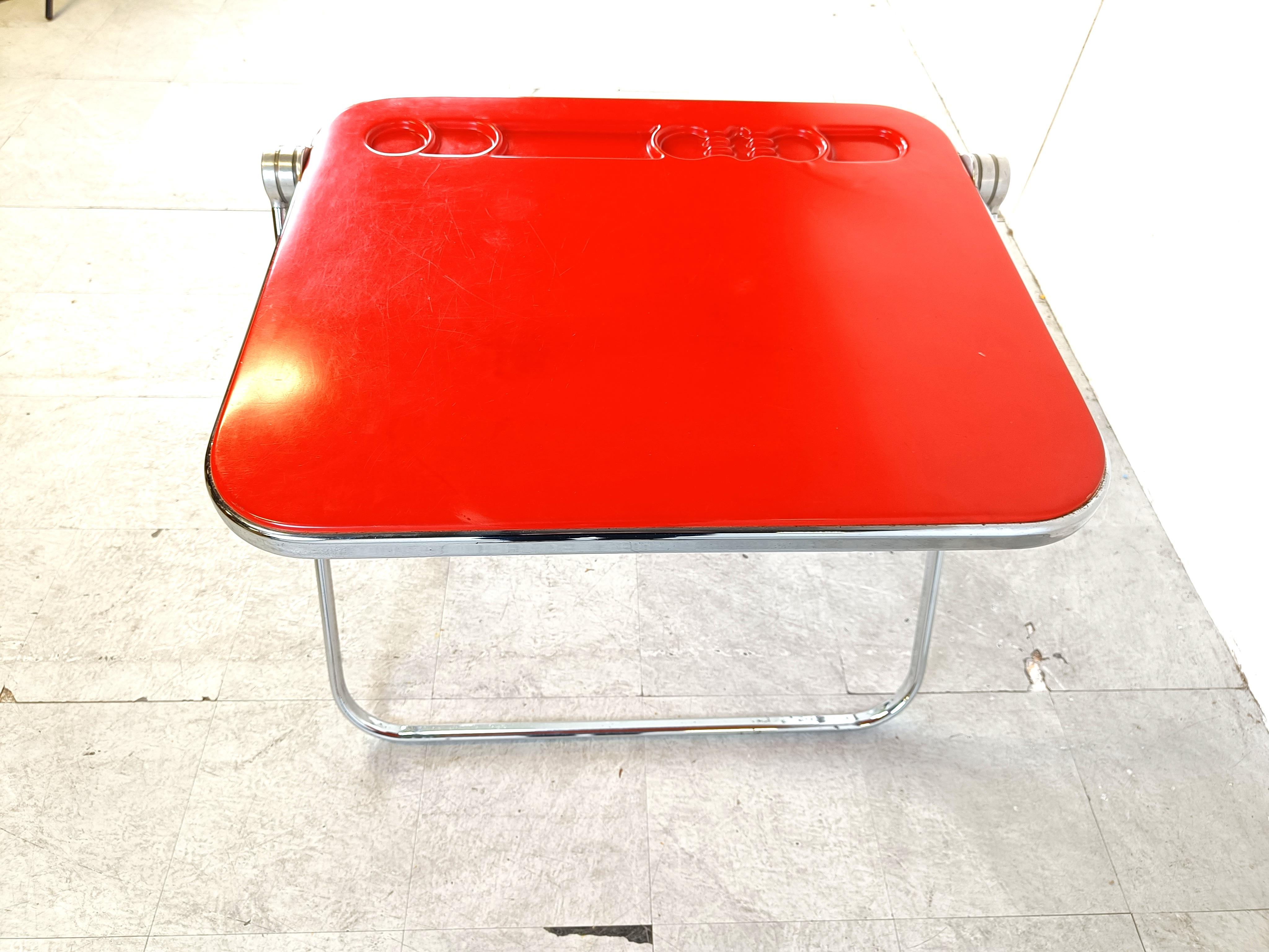 Platone folding table by Giancarlo Piretti for Castelli, 1970s For Sale 2