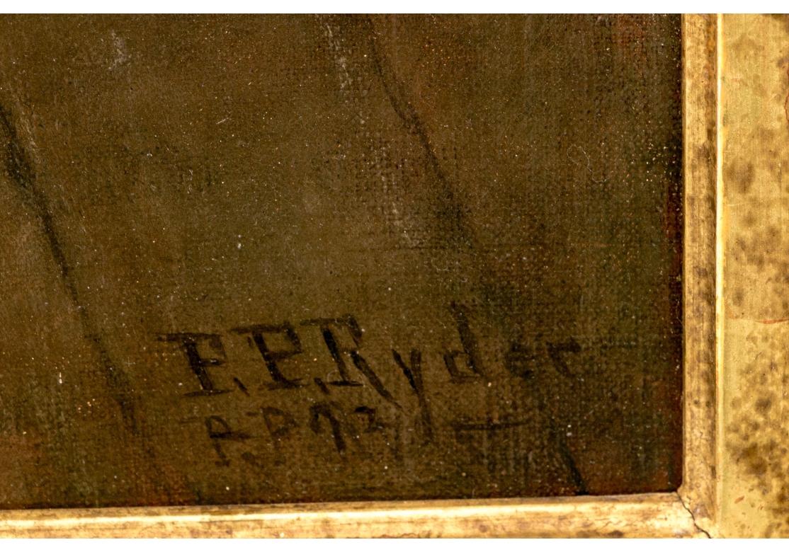 Dorato Platt Powell Ryder (N.Y. 1821 - 1896) Olio su tela 