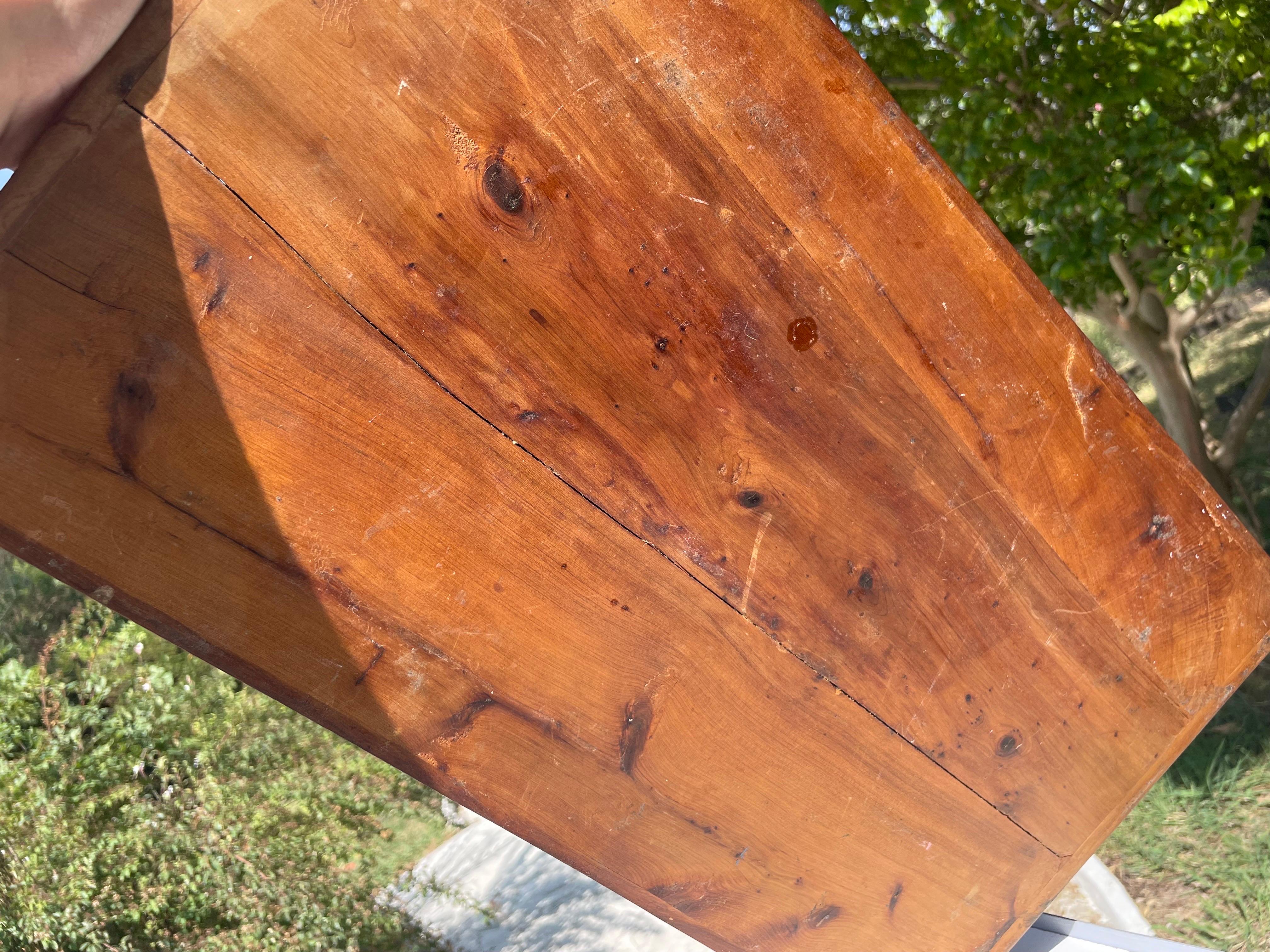 Platter in Wood Marquetry, Brown, Made in France at the Beginning of the 20th  For Sale 1