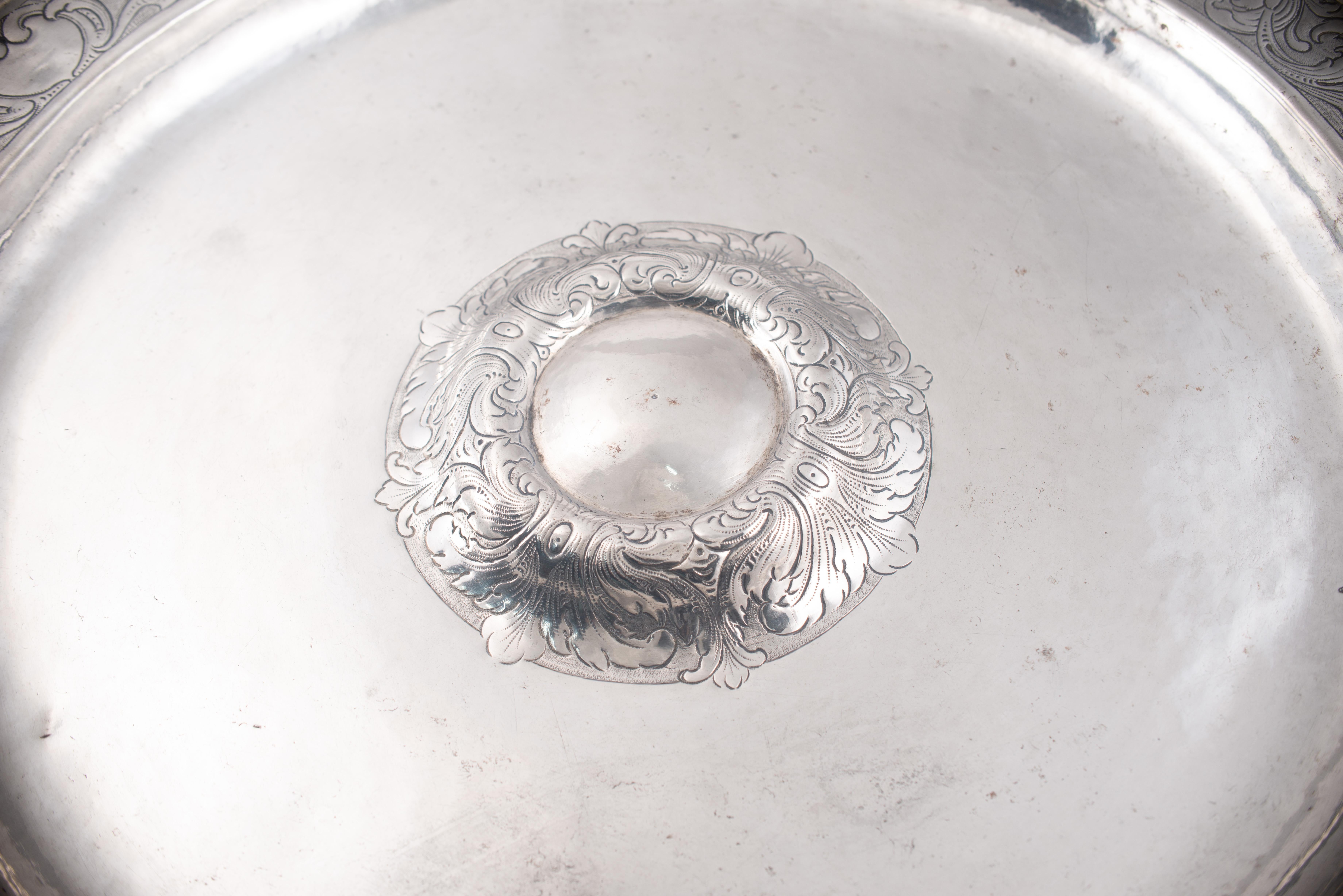 Piatto. Silver. Zaragoza, Spagna, circa 1700. 2