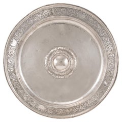Piatto. Silver. Zaragoza, Spagna, circa 1700.