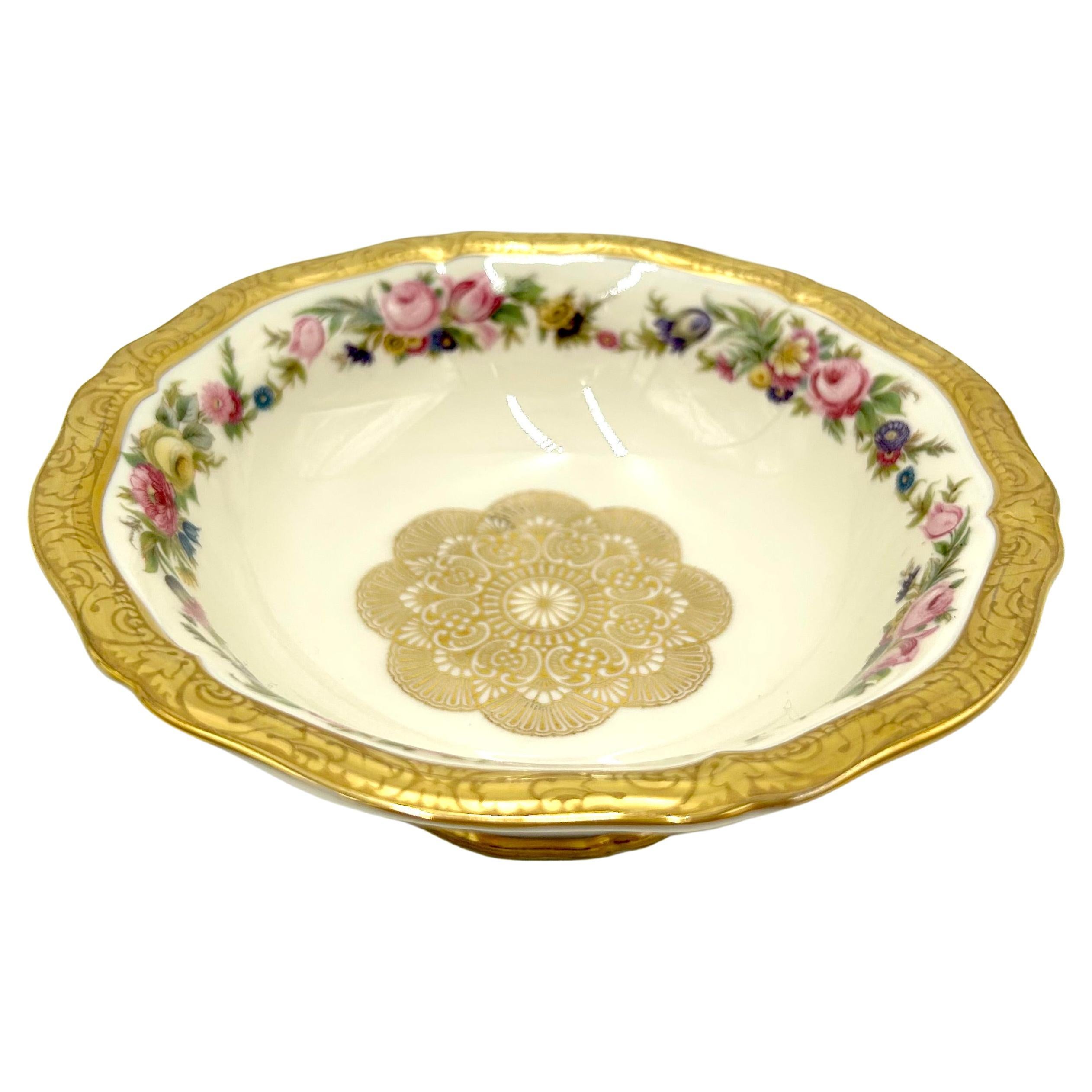 Platter with gilding, Rosenthal Chippendale, Germany, 1948 For Sale