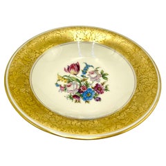 Platter with Gilding, Rosenthal, Germany, 1950