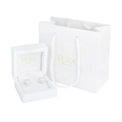 PLAX Jewellery South Sea Pearl and Diamond Earrings
