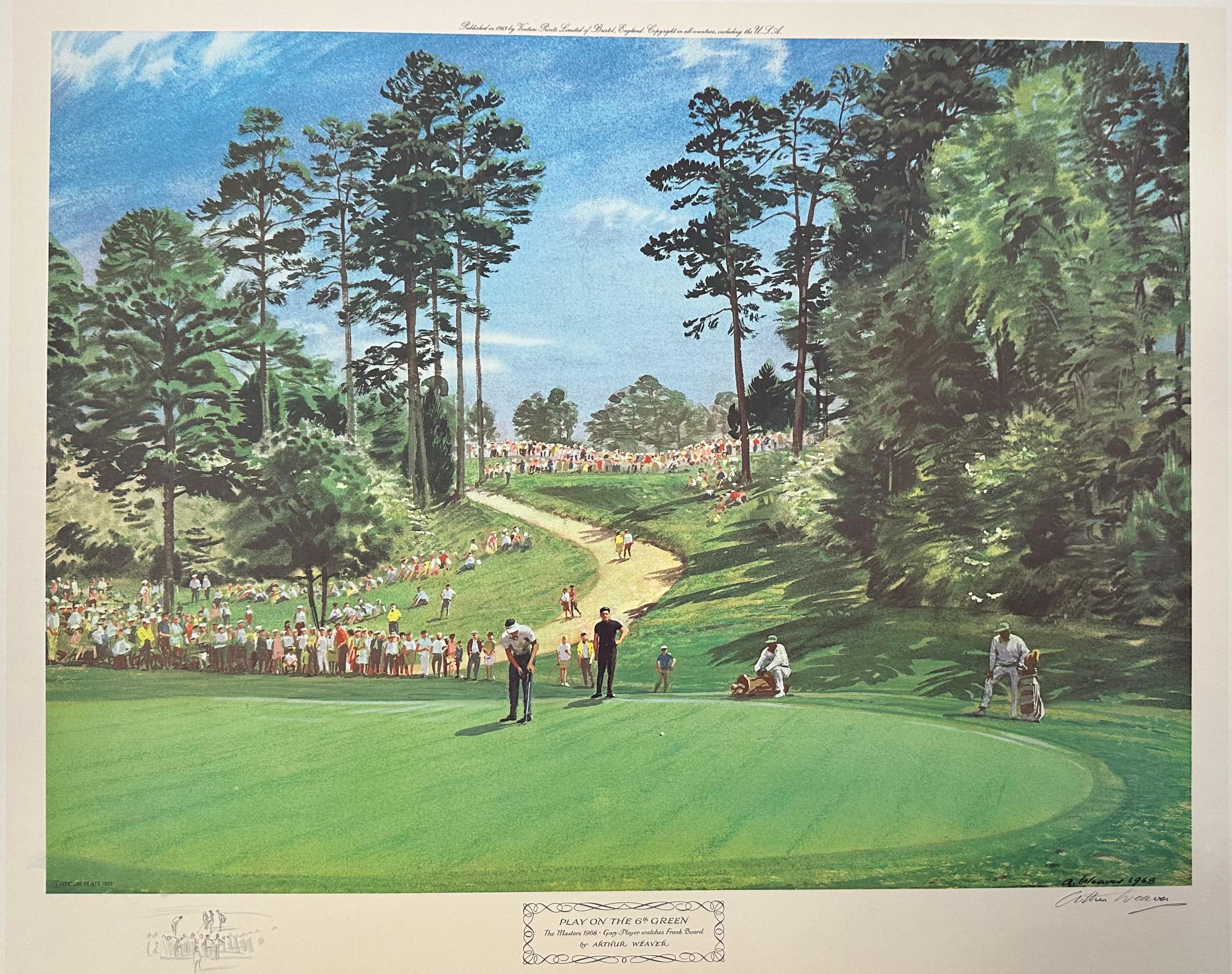 Americano Stampa di golf 