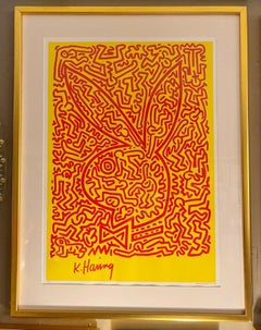 'Playboy Bunny No. 2', Keith Haring Serigraph
