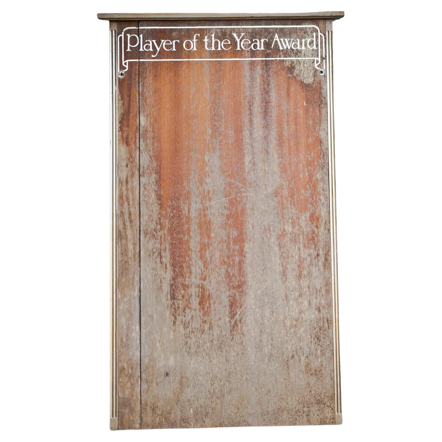 Player of the Year Wall Board For Sale