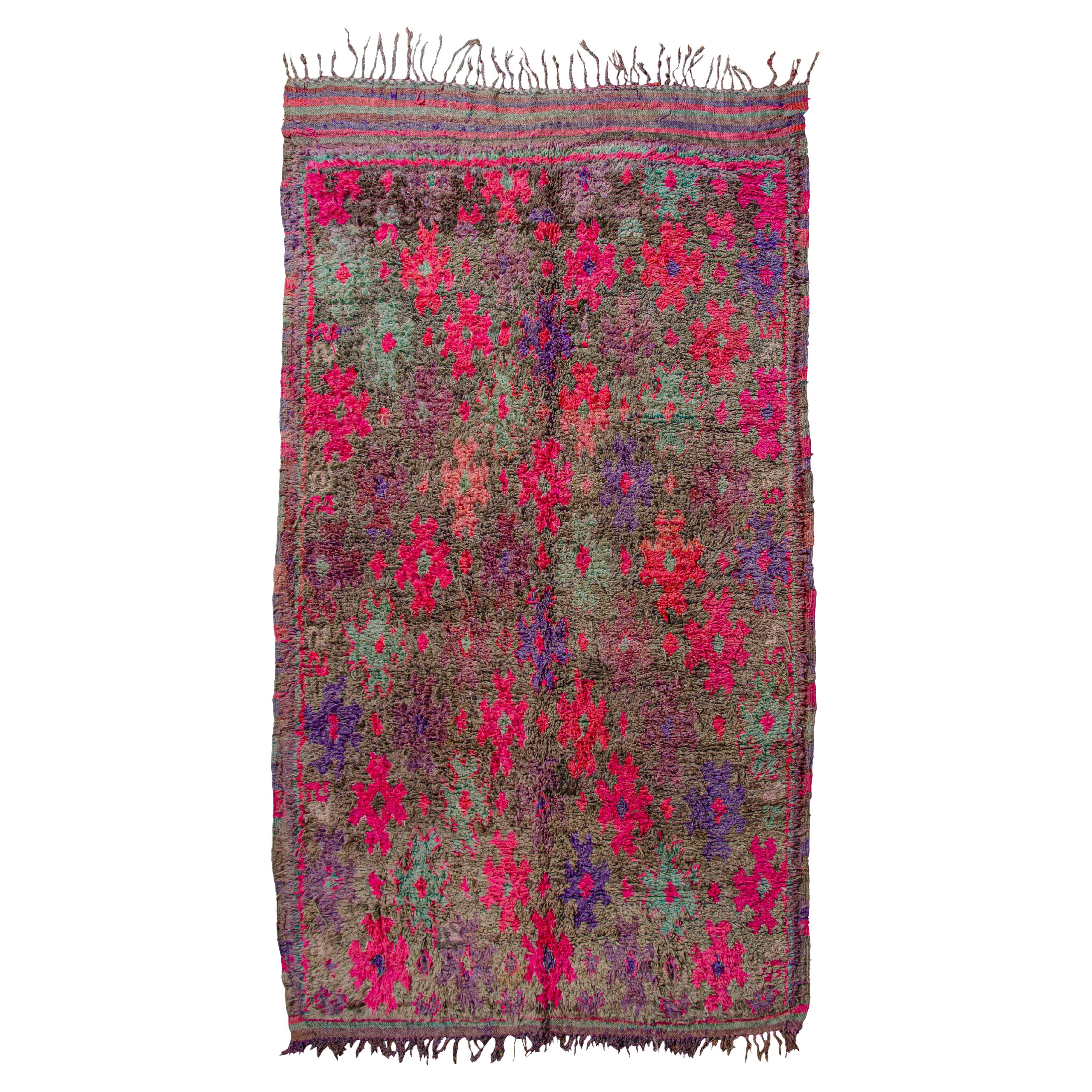 Tapis vintage marocain Aït bou Ichaouen Curated by Breuckelen Berber