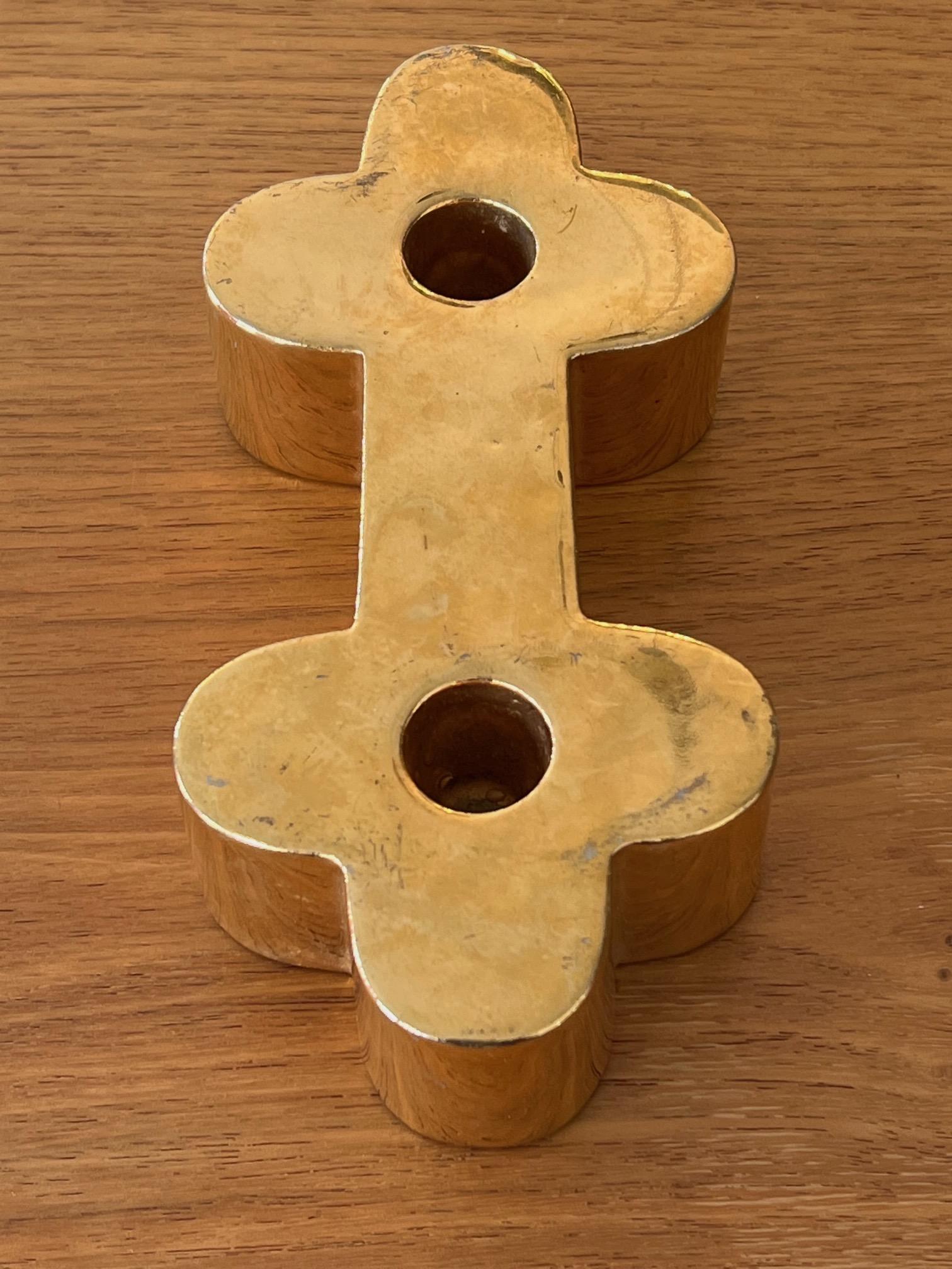 Mid-Century Modern Playful Candleholders by Waylande Gregory For Sale