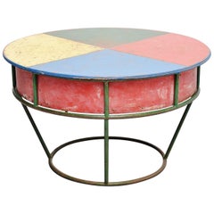 Playful Garden Table, France, 1950