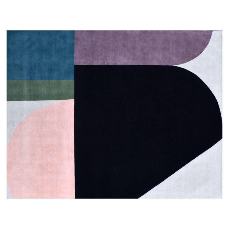Playful Medium rug by Art & Loom
Dimensions: D274.3 x H365.8 cm
Materials: New Zealand wool & Chinese silk
Quality (Knots per Inch): 100
Also available in different dimensions.

Samantha Gallacher has always had a keen eye for aesthetics,