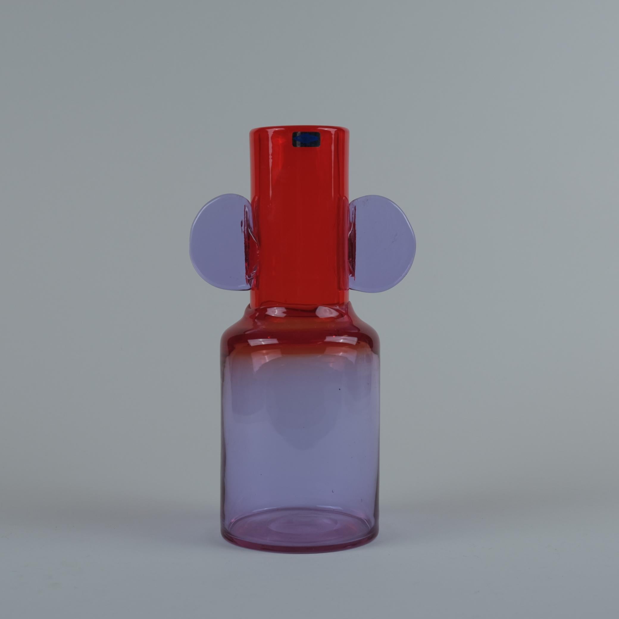 Scandinave moderne Vase en verre d'art 