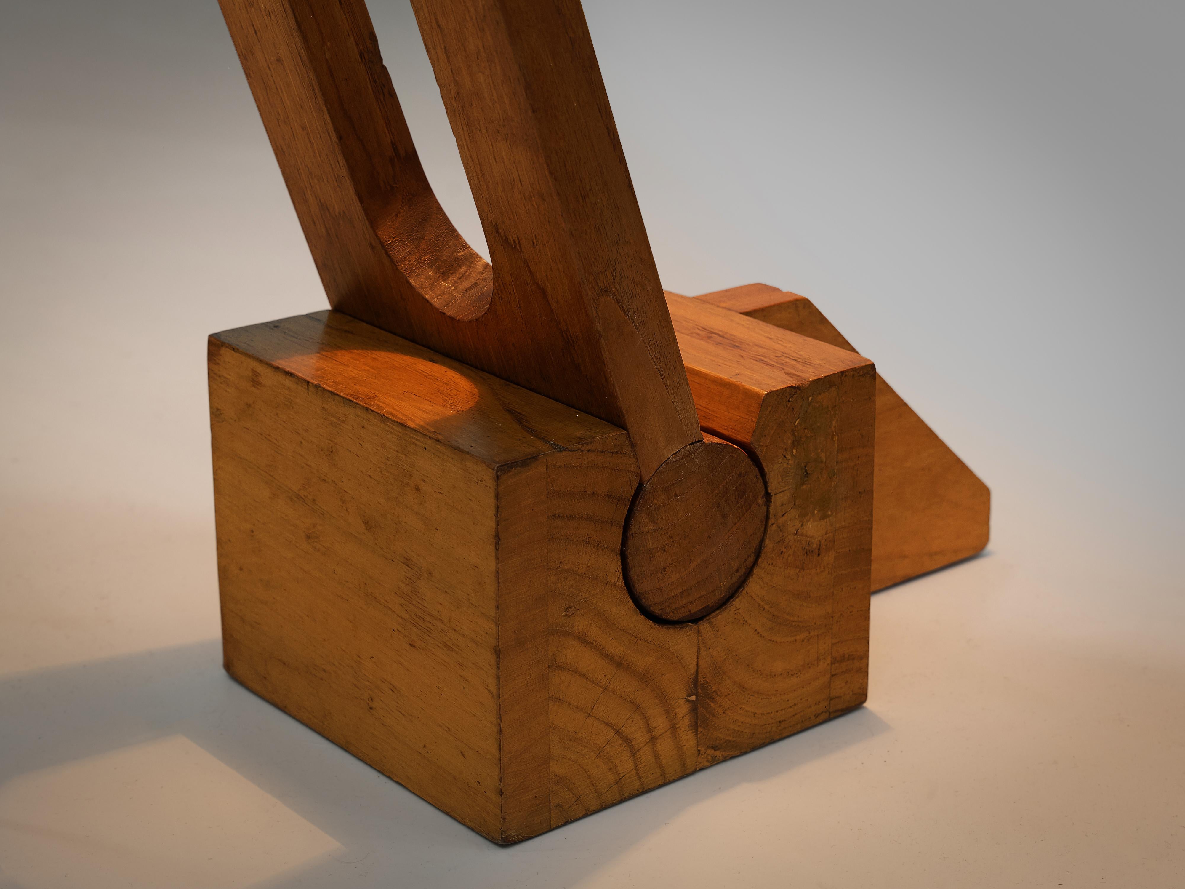 Playful Table Lamp by Paolo Pallucco in Solid Oak 3