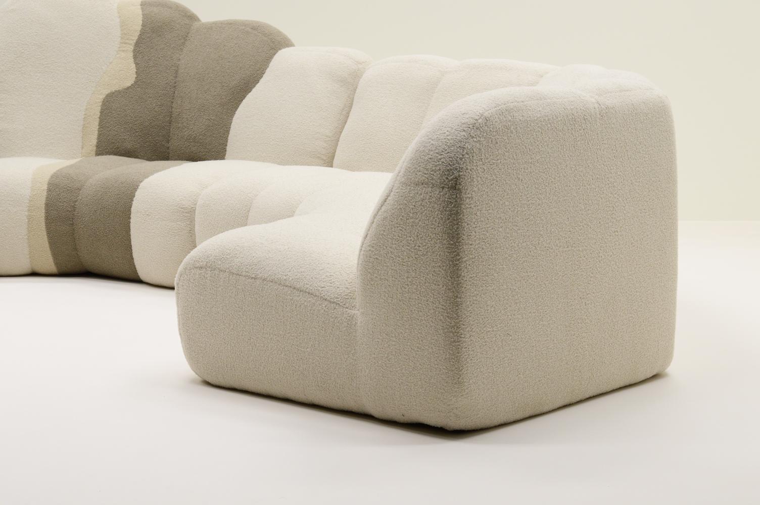 Fabric Playful Teddy Sofa by Design Studio Polster Mit Pep, Germany 80s