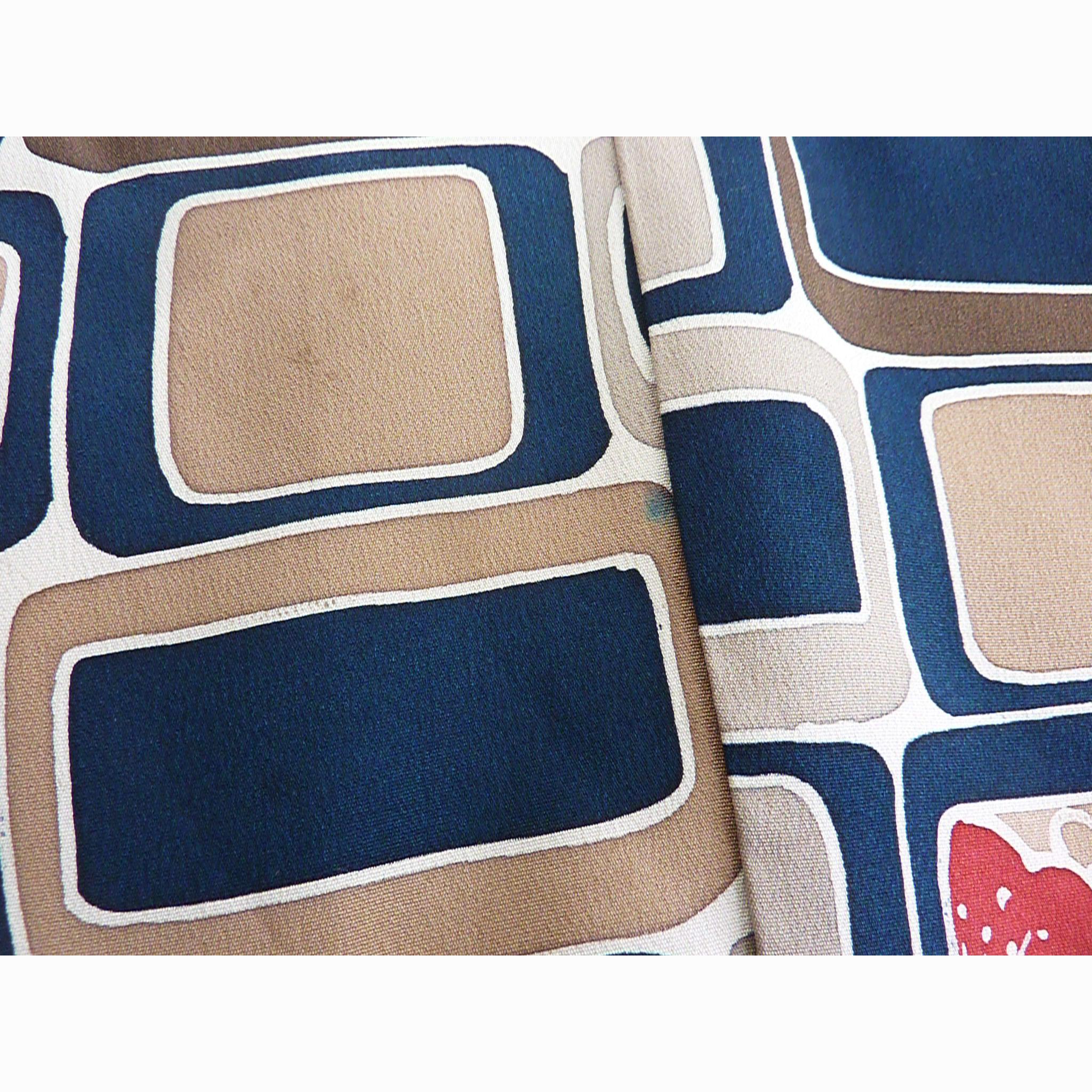 Playground Kids Print lined Antique Japanese Unisex Silk Haori Kimono Jacket  1