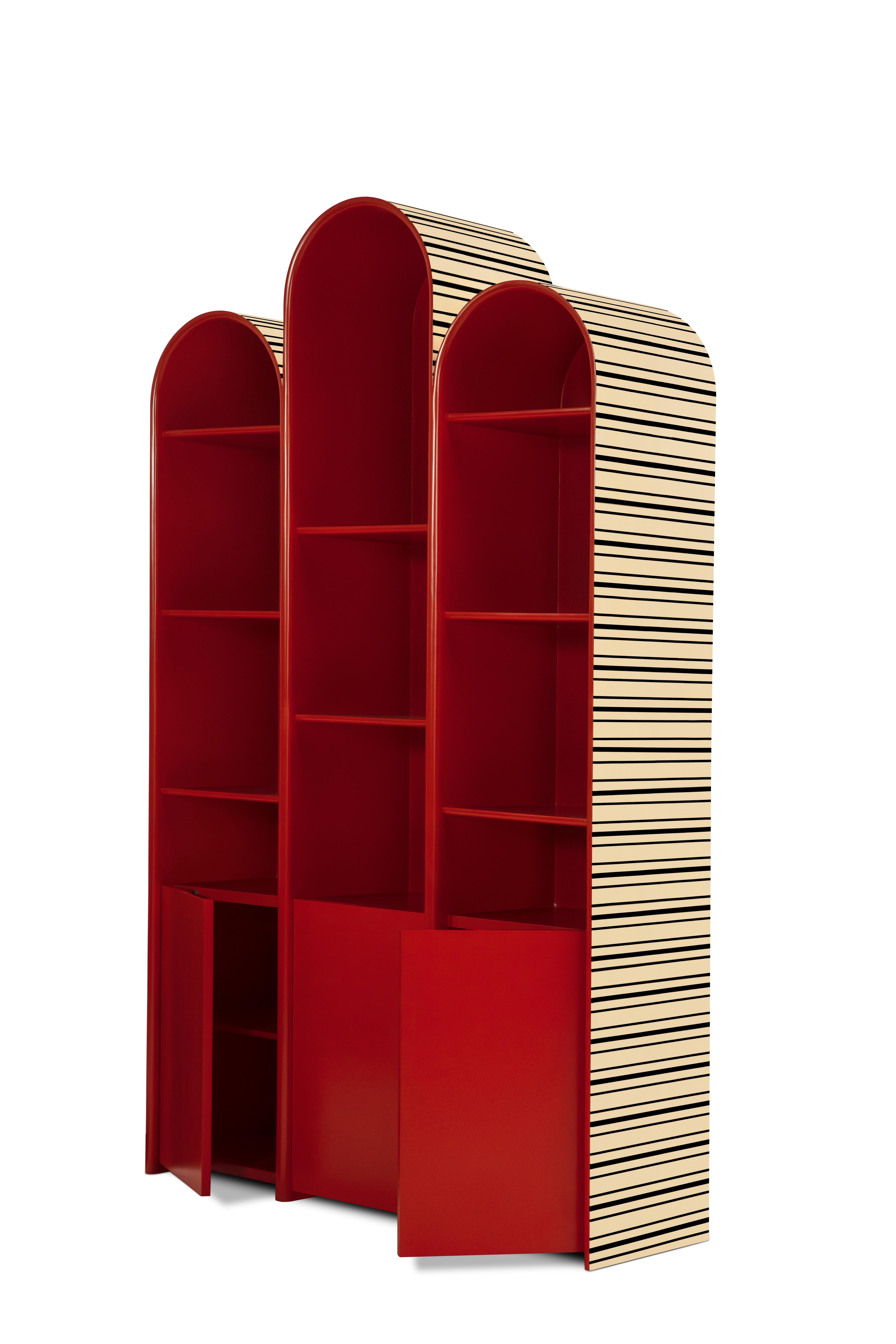 Indian Playhouse Modular Showcase Cabinet by Matteo Cibic For Sale