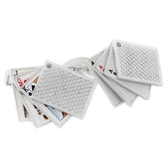 Spielkarten-Manschettenknöpfe aus Edelstahl