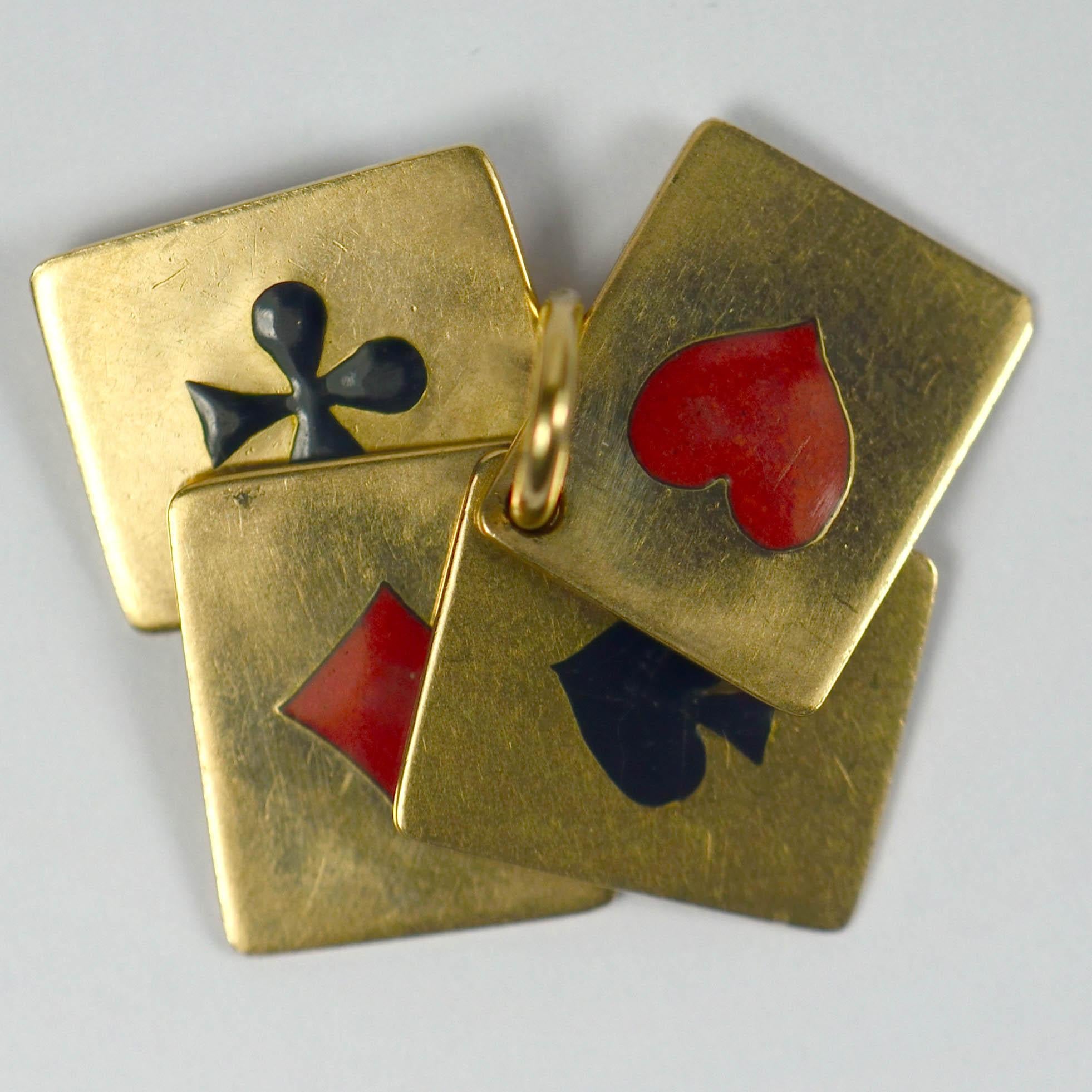 playing cards pendant