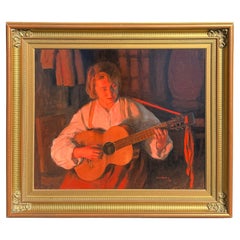 "Suonare la chitarra accanto al fuoco" di Sam Uhrdin